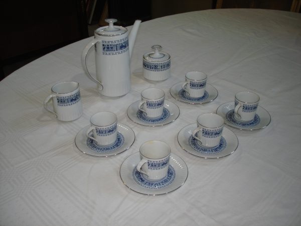 JUEGO DE CAFE PORCELANA TSUJI 15 PIEZAS . COD: 57101