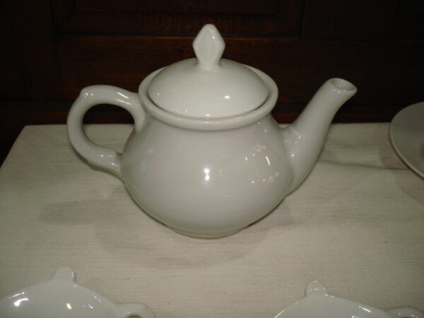 JUEGO DE TE O CAFÉ PORCELANA BLANCA 14 PIEZAS. COD: 473107 - Image 6