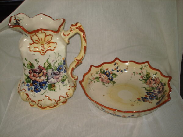 JARRA Y JOFAINA CERAMICA ESMALTADA MADE IN ITALY . COD: 68009 - Image 4