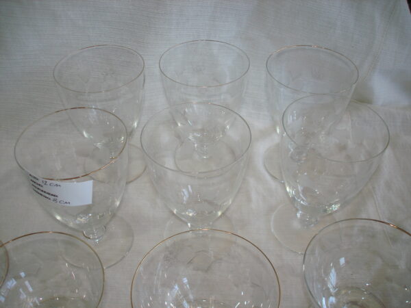 JUEGO DE COPAS CRISTAL CON JARRA PARA AGUA O VINO . COD: 55108 - Image 13
