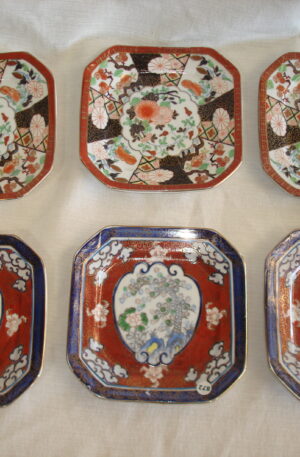6 PLATOS PORCELANA ORIENTAL COLECCION. COD: 68303