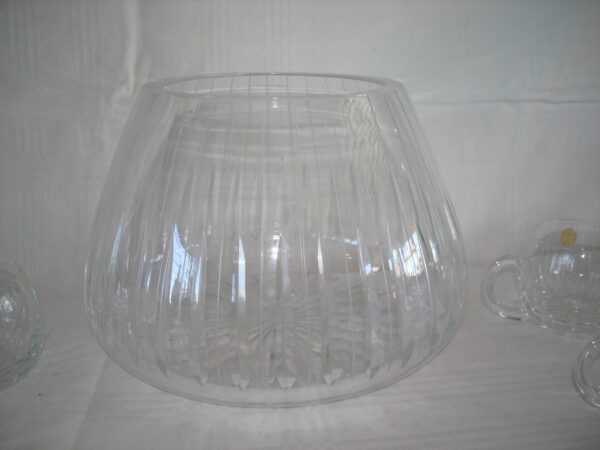 PONCHERA CRISTAL Y 12 TAZAS CRISTAL CRAFT IMPECABLE. COD: 61705 - Image 7