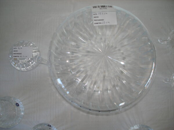 PONCHERA CRISTAL Y 12 TAZAS CRISTAL CRAFT IMPECABLE. COD: 61705 - Image 11
