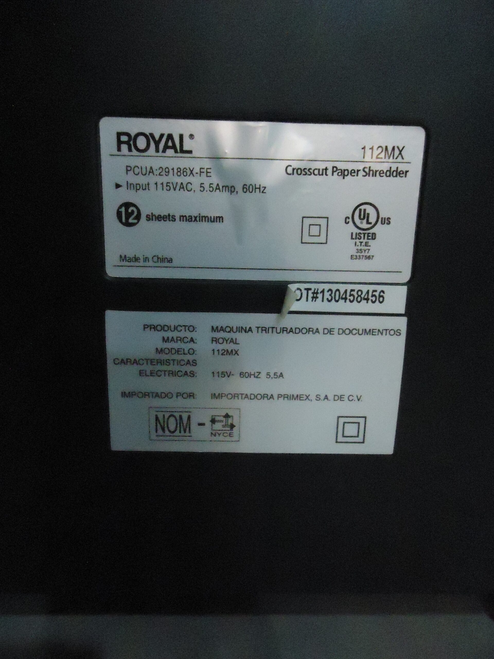 TRITURADORA, DESTRUCTORA DE PAPEL, DOCUMENTOS, CD Y TARJETAS, COD: 73006 - Image 9
