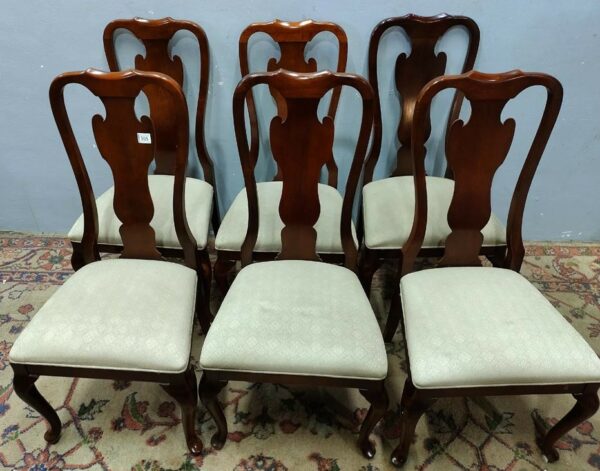 4 SILLAS DE COMEDOR INGLES REINA ANA MADE IN USA. COD: 76901 - Image 7