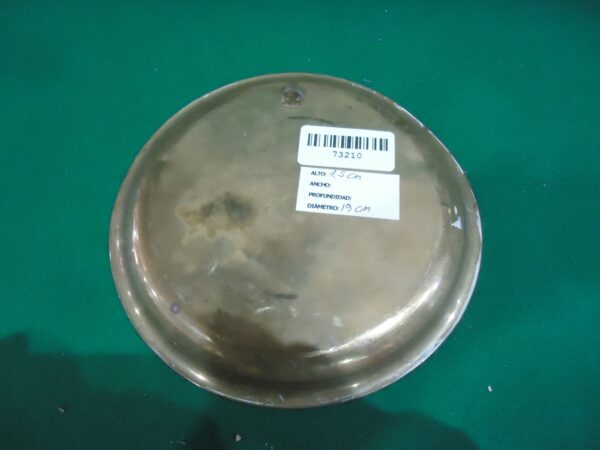 LOTE DE 2 CENICEROS Y PLATO LABRADO EN BRONCE COD: 73208/73210 - Image 7