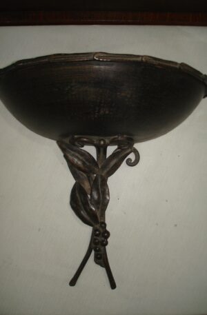 APLIQUE DE PARED A ESTRENAR METAL ARTISTICO . COD: 49013