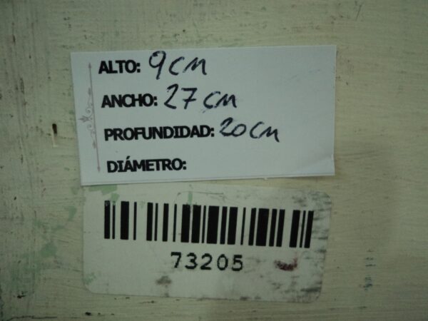 CAJA PARA TE MADERA MACIZA PATINA VINTAGE ROMANTIC 6 DIVISIONES. COD: 73205 - Image 10