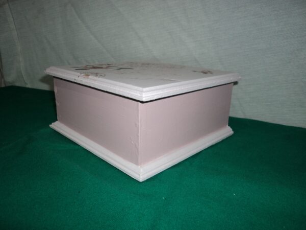 CAJA DE TE MADERA PATINADA VINTAGE ROMANTIC. COD 73203C - Image 5