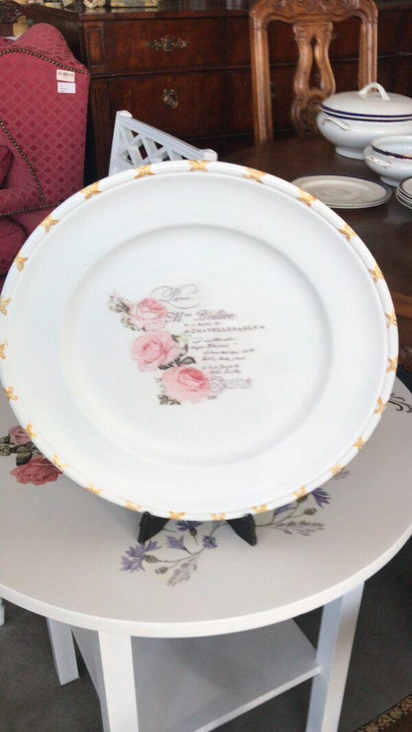 FUENTE O BANDEJA METAL PLATEADO TOLEDO INTERVENIDA SHABY CHIC ROMANTIC. COD. 473129 - Image 6
