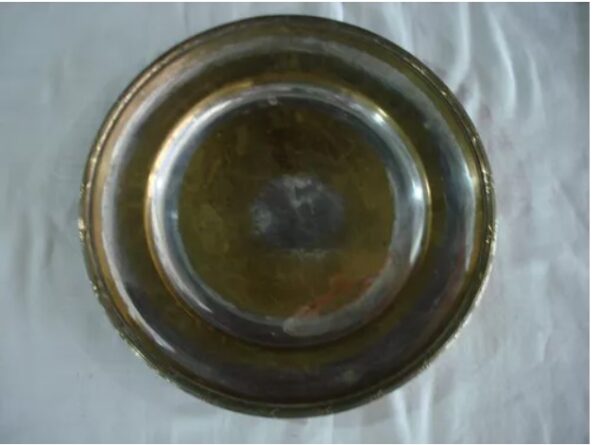 FUENTE O BANDEJA METAL PLATEADO TOLEDO INTERVENIDA SHABY CHIC ROMANTIC. COD. 473129 - Image 10