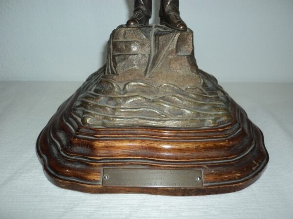 FIGURA ANTIGUA EN BRONCE, MARINERO . COD: 27519 - Image 5