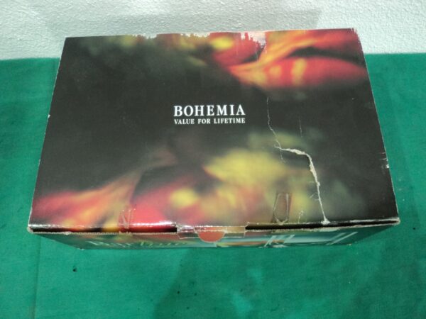 SET DE 6 VASOS CRISTAL DE BOHEMIA SELLADOS A ESTRENAR IDEAL WHISKY. COD: 82108 - Image 6