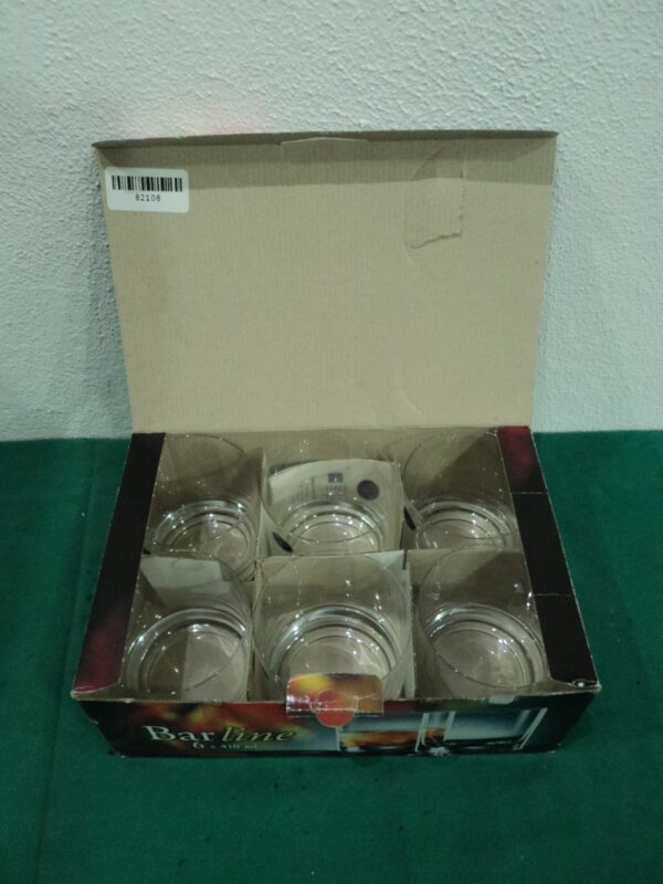 SET DE 6 VASOS CRISTAL DE BOHEMIA SELLADOS A ESTRENAR IDEAL WHISKY. COD: 82108 - Image 5