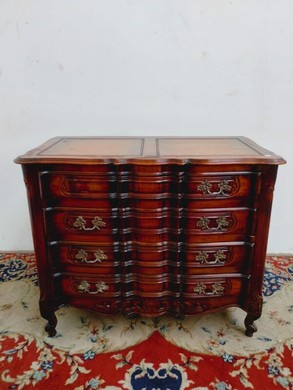 COMODA ESTILO FRANCES PROVENZAL EN VIRARÓ LUSTRE ORIGINAL. COD: 85506