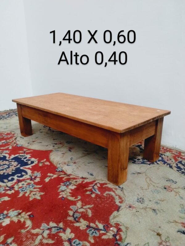 MESA RATONA DE CAMPO EN ROBLE ESLAVONIA. COD: 86404 - Image 6