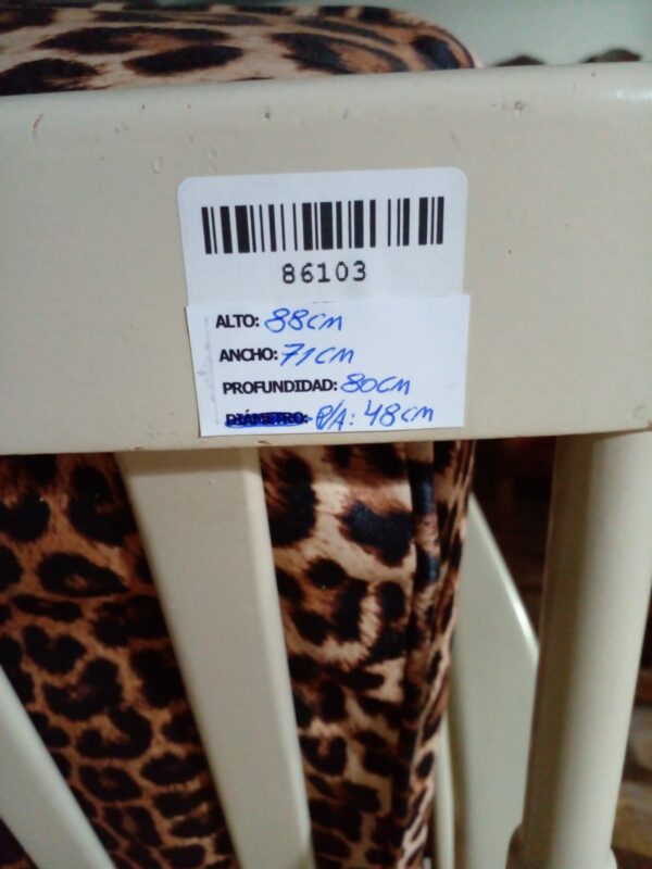 MECEDORA VINTAGE ESTILO VIENES CON ALMOHADONES ANIMAL PRINT. COD: 86103 - Image 8