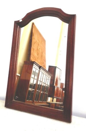 ESPEJO DE COMODA MARCO DE ROBLE CEREJEIRA IMPECABLE. COD: 86904