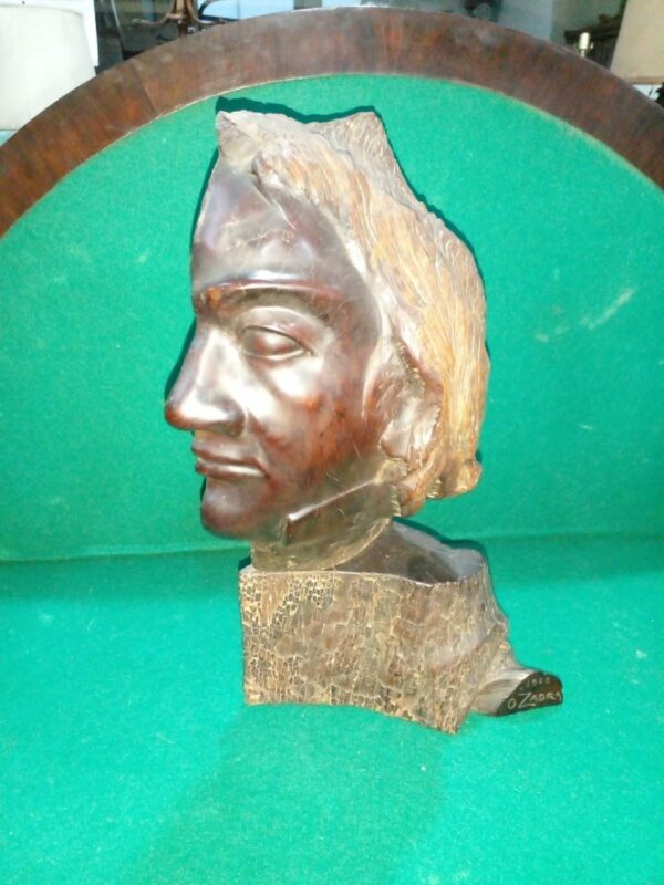 ESCULTURA EN MADERA DEL ESCULTOR ITALIANO OTTONE ZADRA 1940. COD: 86004