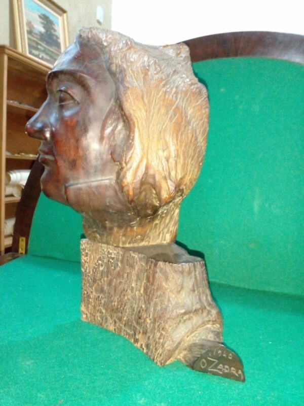 ESCULTURA EN MADERA DEL ESCULTOR ITALIANO OTTONE ZADRA 1940. COD: 86004 - Image 8