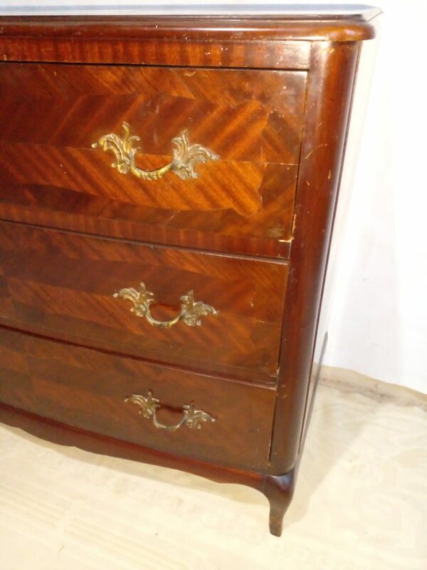 COMODA ESTILO FRANCES 3 CAJONES HERRAJES ORIGINALES. COD: 87223 - Image 5