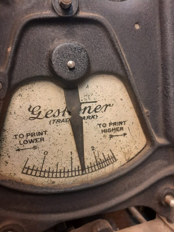 MAQUINA DE IMPRENTA GESTETNER LONDON PAT 1894. COD: 87701 - Image 4