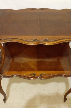 MESA BAR ESTILO COLONIAL FRANCES, MESA AUXILIAR DOS PLANOS. COD: 80701