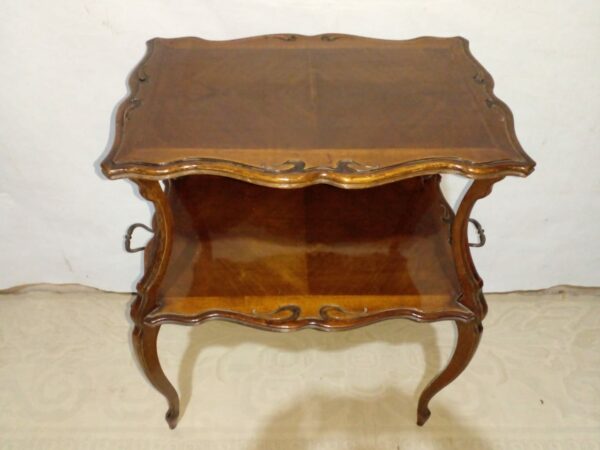 MESA BAR ESTILO COLONIAL FRANCES, MESA AUXILIAR DOS PLANOS. COD: 80701