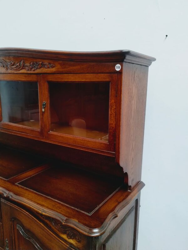 MUEBLE APARADOR CON ALZADA ESTILO FRANCES PROVENZAL EN ROBLE. COD: 88201 - Image 5