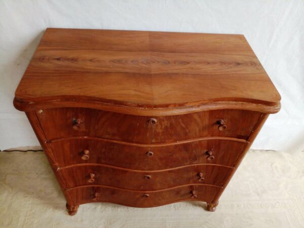 COMODA ANTIGUA ESTILO FRANCES MADERA MACIZA LAVADA NATURAL. COD: 87105 - Image 3