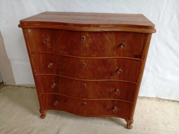 COMODA ANTIGUA ESTILO FRANCES MADERA MACIZA LAVADA NATURAL. COD: 87105 - Image 4