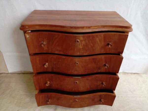 COMODA ANTIGUA ESTILO FRANCES MADERA MACIZA LAVADA NATURAL. COD: 87105 - Image 5