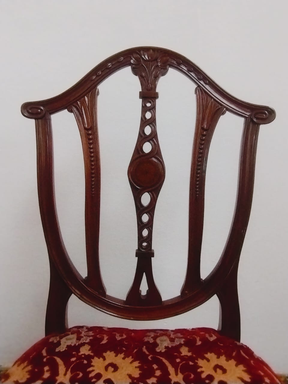 JUEGO DE 6 SILLAS ESTILO INGLES EN CAOBA SILLA INGLESA . COD: 88812 - Image 8