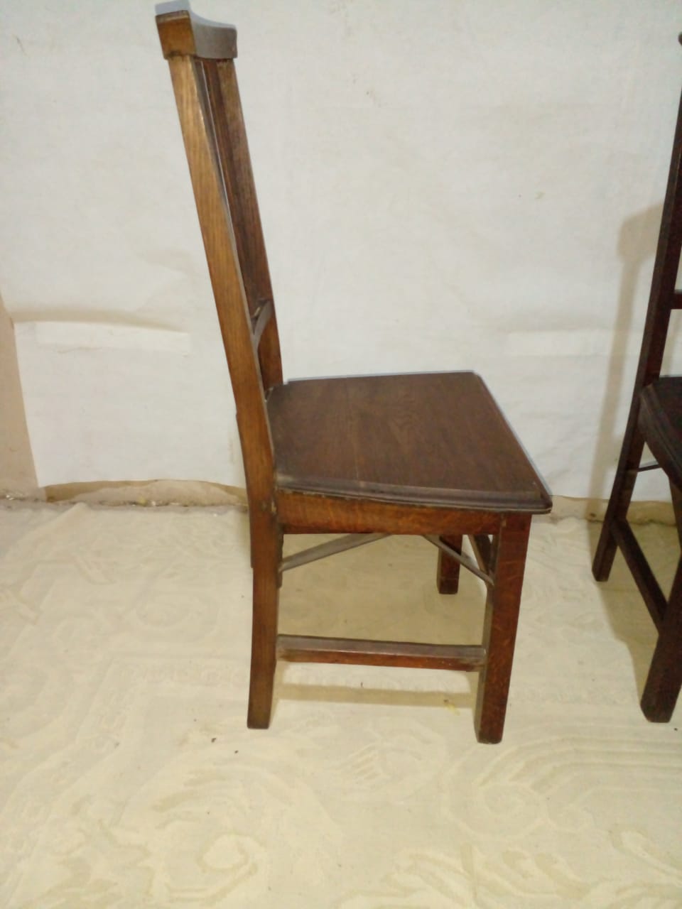 PAR DE SILLAS DE ROBLE ANTIGUAS IDEAL SALA O ESCRITORIO. COD: 87231 - Image 6