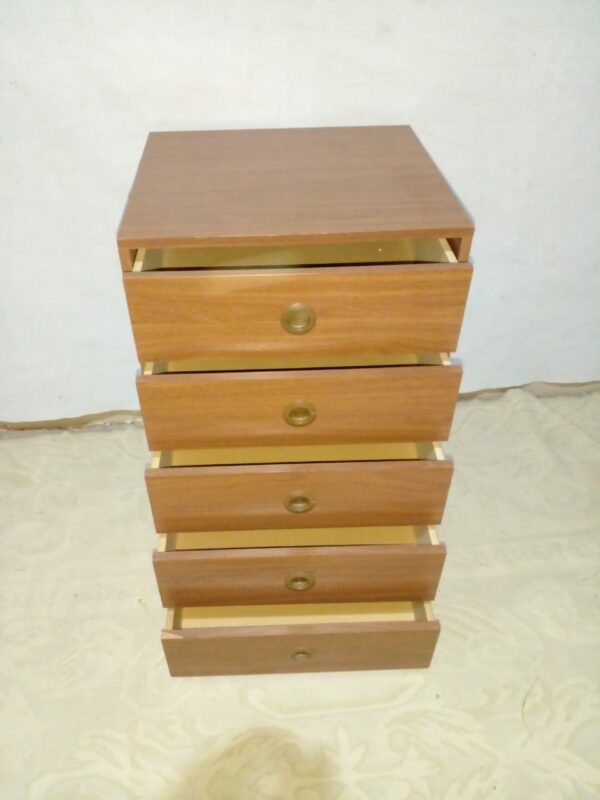 CAJONERA DE PLACARD MELAMINA HERRAJES METALICOS, 5 CAJONES. COD: 85212 - Image 6