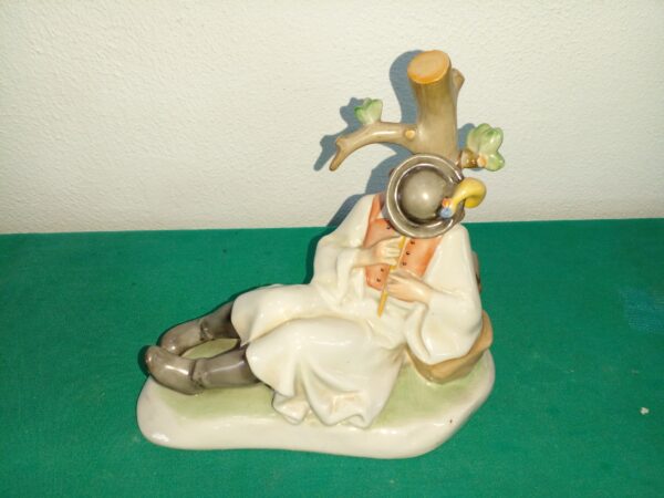 FIGURA DE PORCELANA ANTIGUA COLECCION JOVEN CON FLAUTA. COD: 89501 - Image 4