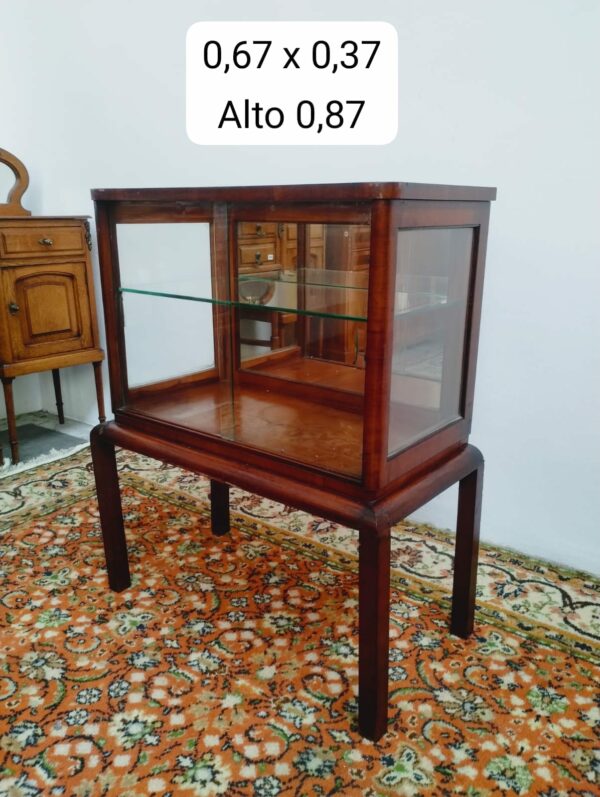 VITRINA ANTIGUA ART DECO PETIT MUEBLE CRISTALERO. COD: 88811