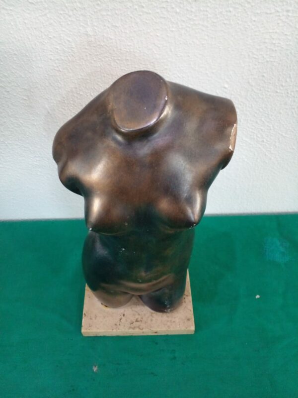ESCULTURA TORSO DE MUJER DESNUDO BUSTO FEMENINO. COD: 89419 - Image 3