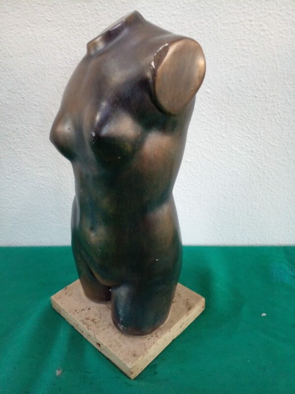 ESCULTURA TORSO DE MUJER DESNUDO BUSTO FEMENINO. COD: 89419 - Image 4