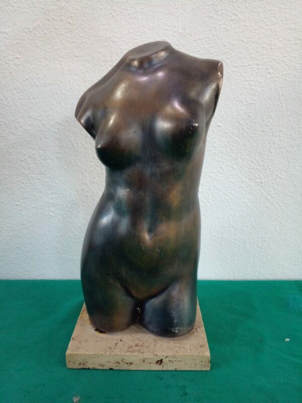 ESCULTURA TORSO DE MUJER DESNUDO BUSTO FEMENINO. COD: 89419 - Image 5