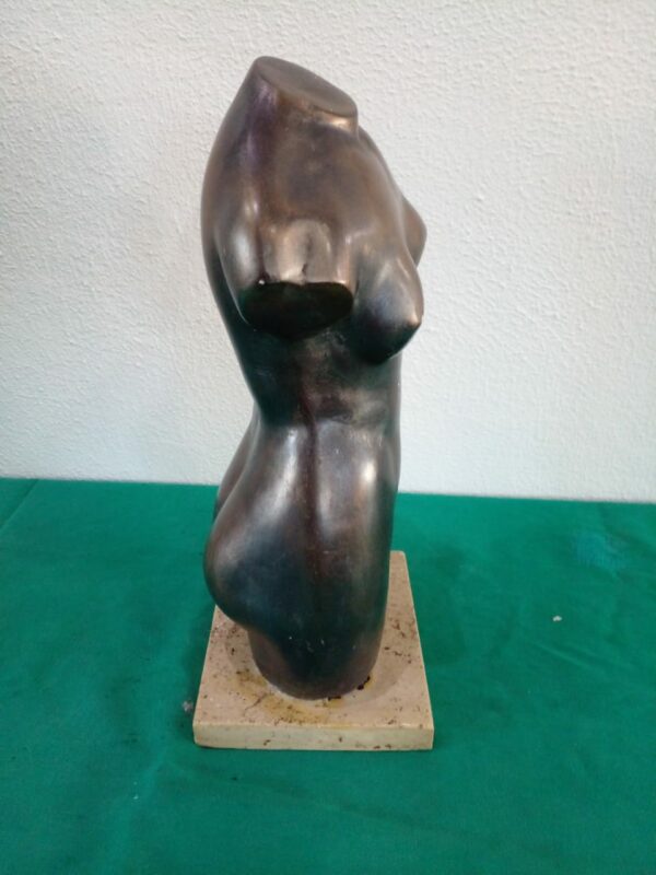 ESCULTURA TORSO DE MUJER DESNUDO BUSTO FEMENINO. COD: 89419 - Image 9