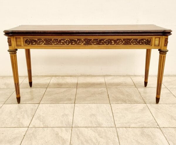 MESA LIBRO ESTILO FRANCES LUIS XVI PATINA Y LUSTRE MESA DE COMEDOR. COD: 90701 - Image 3