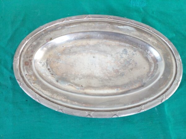 2 FUENTES ANTIGUAS EN METAL PLATEADO. COD: 89803 - Image 9
