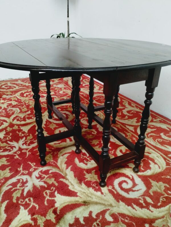 MESA DE CAMPO ANTIGUA SISTEMA DE ALARGUE DOBLE ALA. COD: 91101 - Image 6