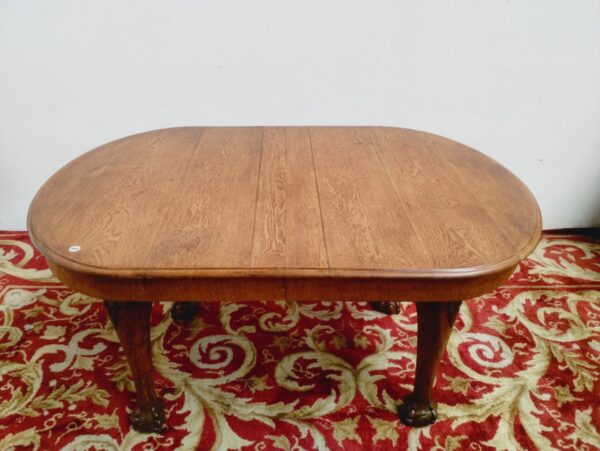 MESA DE COMEDOR ANTIGUA ESTILO INGLES CHIIPENDALE EN ROBLE. COD: 91011 - Image 6