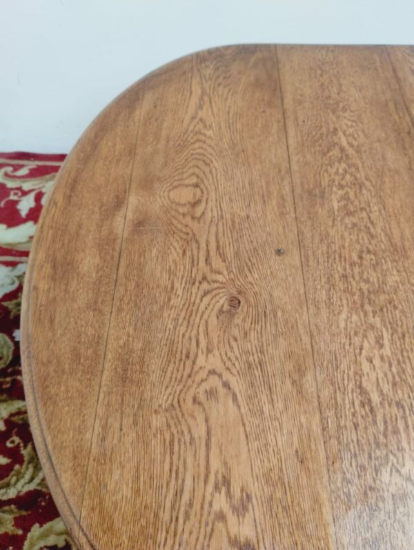 MESA DE COMEDOR ANTIGUA ESTILO INGLES CHIIPENDALE EN ROBLE. COD: 91011 - Image 4