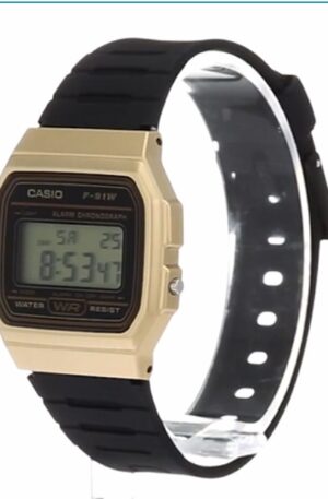 RELOJ CASIO F -91W VINTAGE DORADO A ESTRENAR MADE IN THAILAND