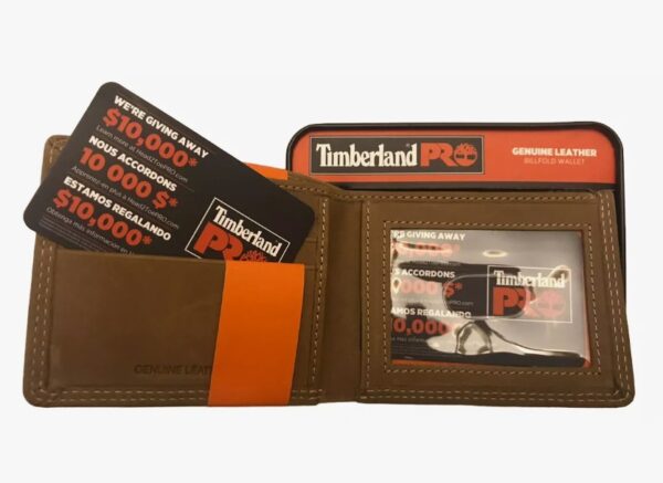 BILLETERA TIMBERLAN PRO A ESTRENAR EN ESTUCHE METALICO, PROTECCION RFID.