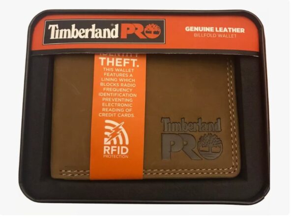 BILLETERA TIMBERLAN PRO A ESTRENAR EN ESTUCHE METALICO, PROTECCION RFID. - Image 3