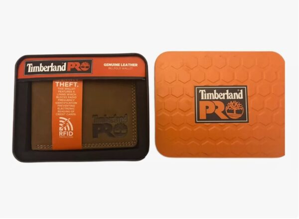 BILLETERA TIMBERLAN PRO A ESTRENAR EN ESTUCHE METALICO, PROTECCION RFID. - Image 5